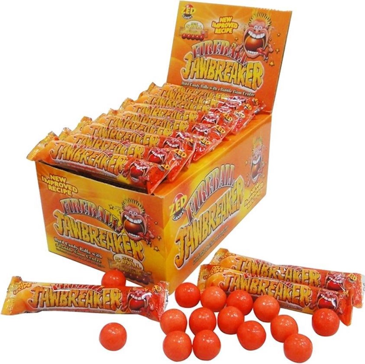 Klassiek kauwgom jawbreaker fireball cannonballen