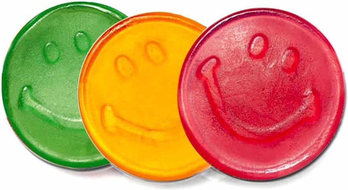Red Band fruitgummy smileys