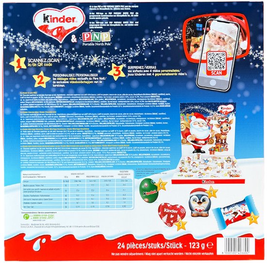 Kinder pop up adventskalender