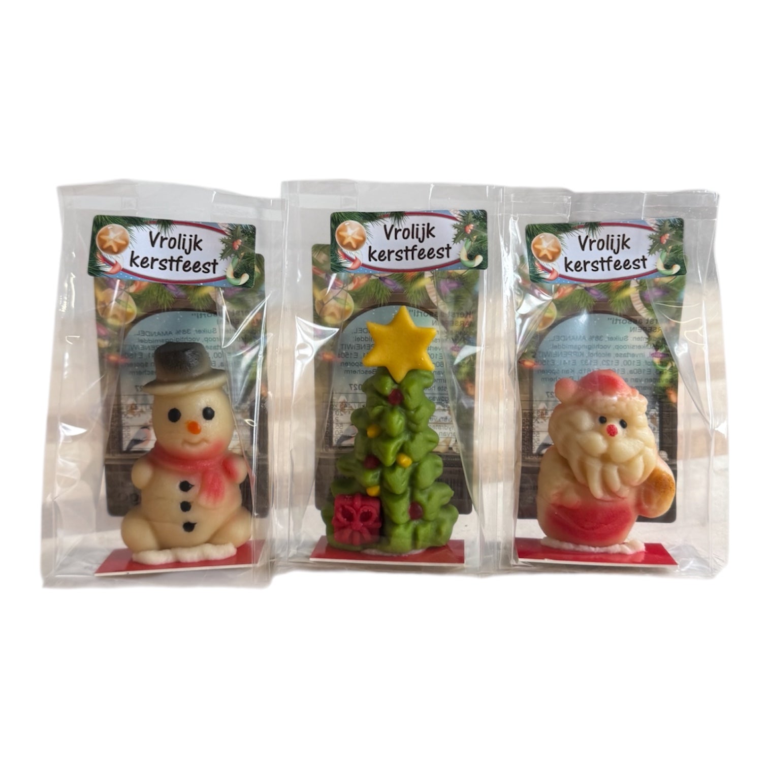 Marsepeinen kerstfiguren