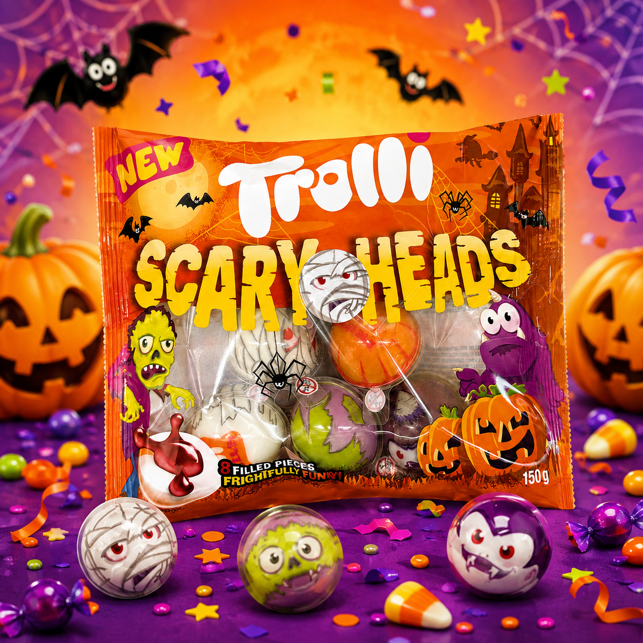 Trolli Scary Heads