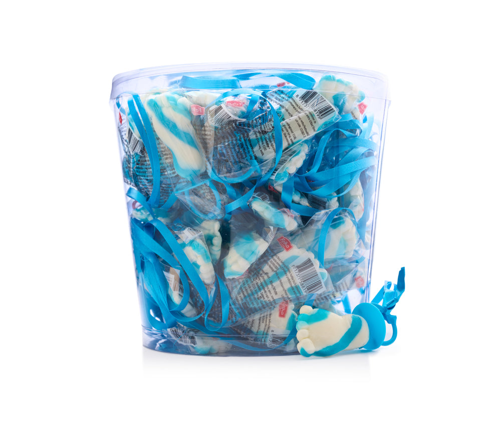 wit lolly blauw dieet gender reveal