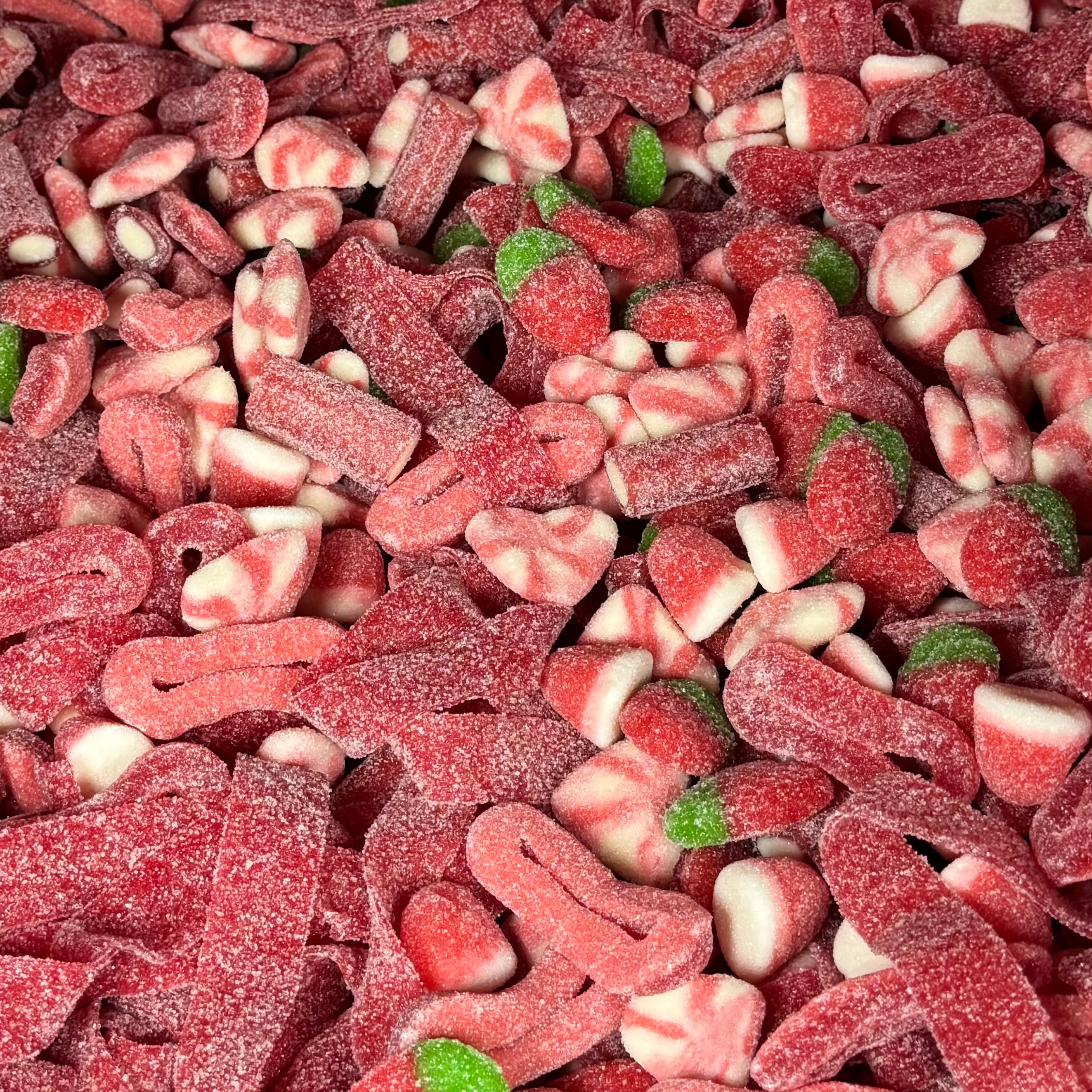 Halal Gesuikerde Aardbeien Mix