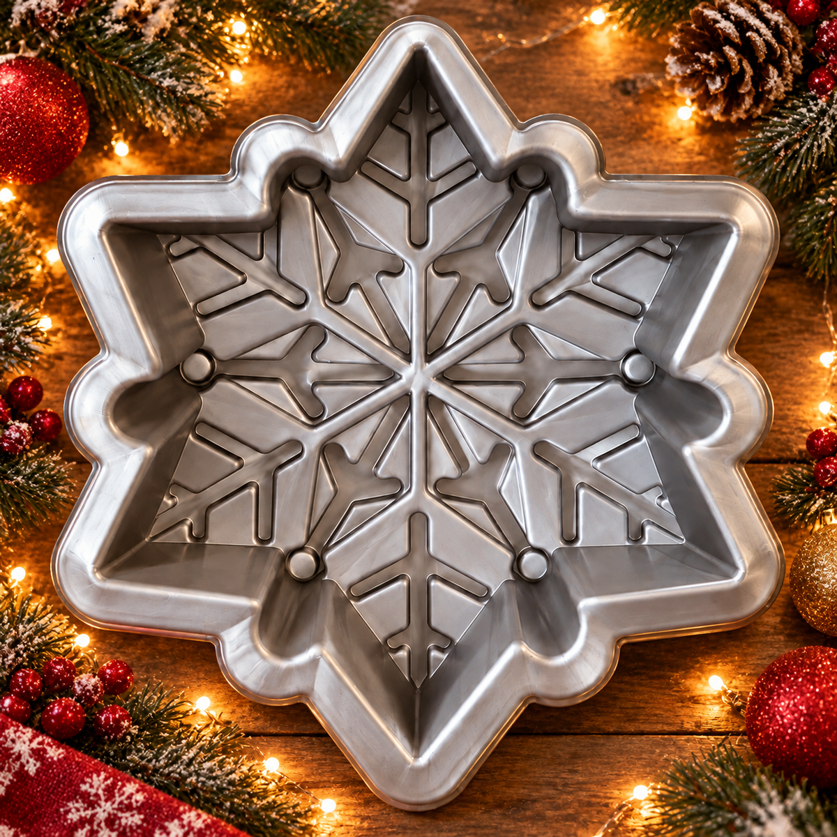 Siliconen Kerst Sneeuwvlok