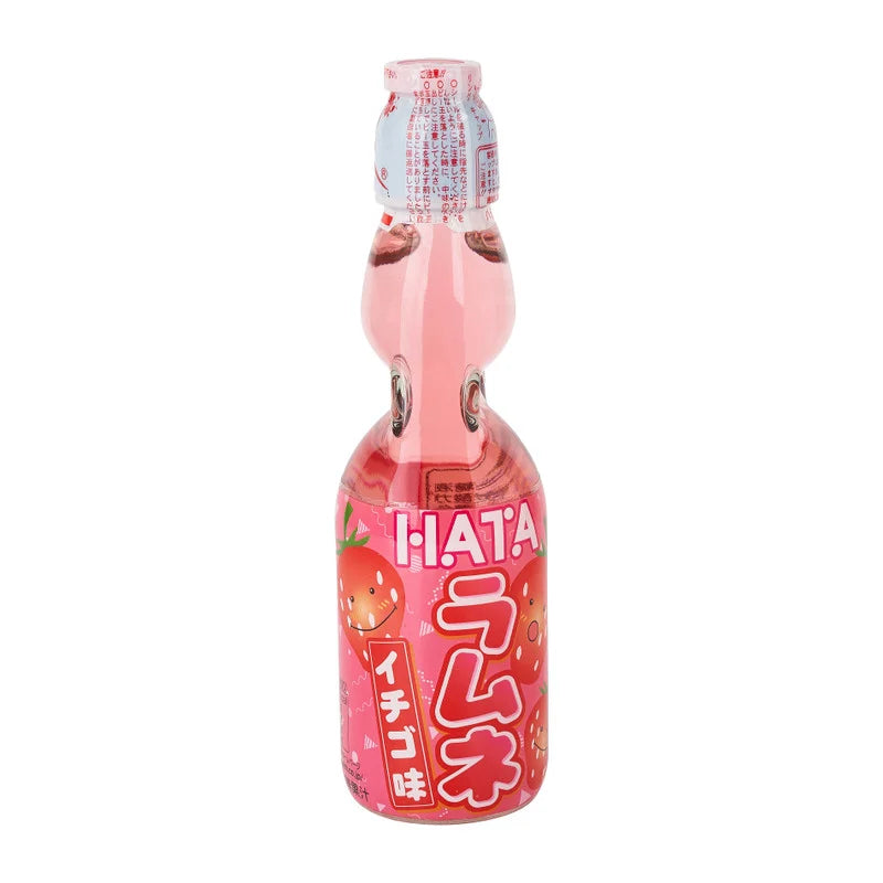 Ramune Strawberry Japanese Soda drink