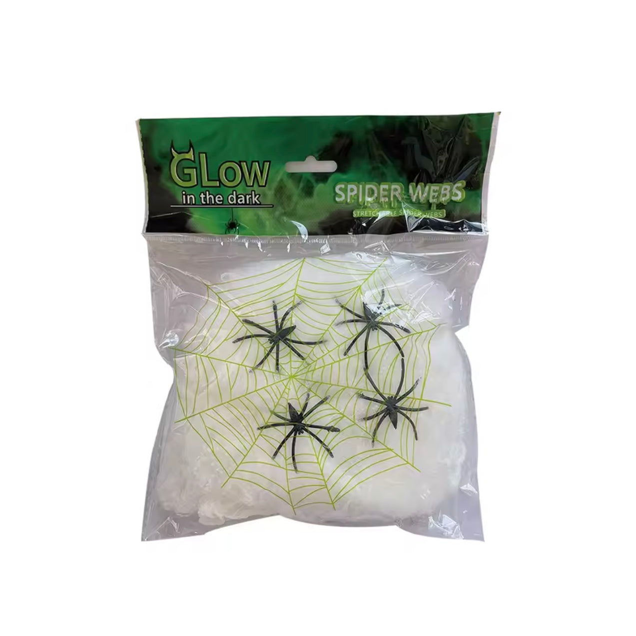 Glow in the Dark Spinnenweb