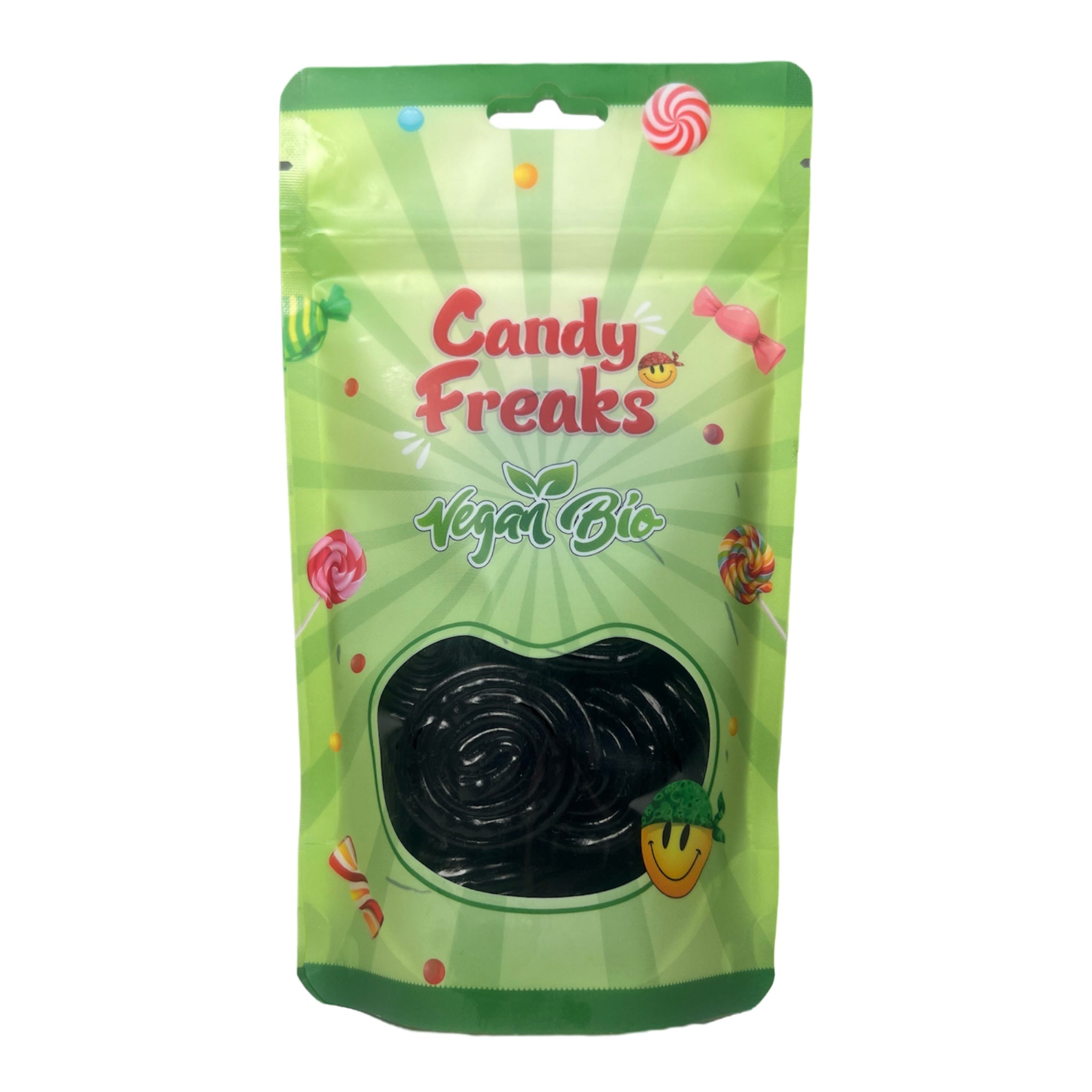 drop krullen egetarisch  vegan  Halal  glutenvrij  gelatinevrij  Candy Freaks  Biologisch