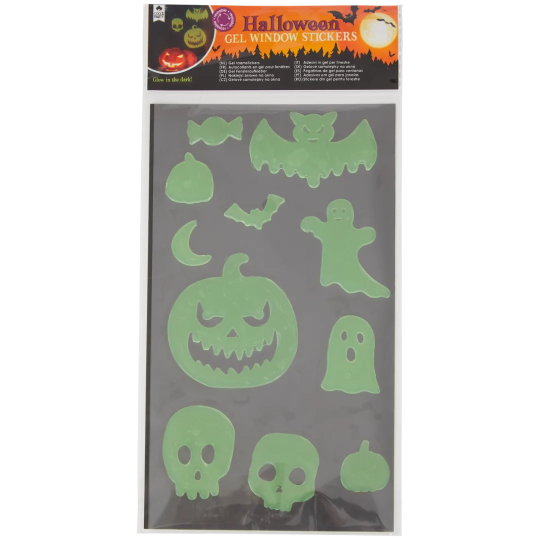Halloween Glow Gel sticker