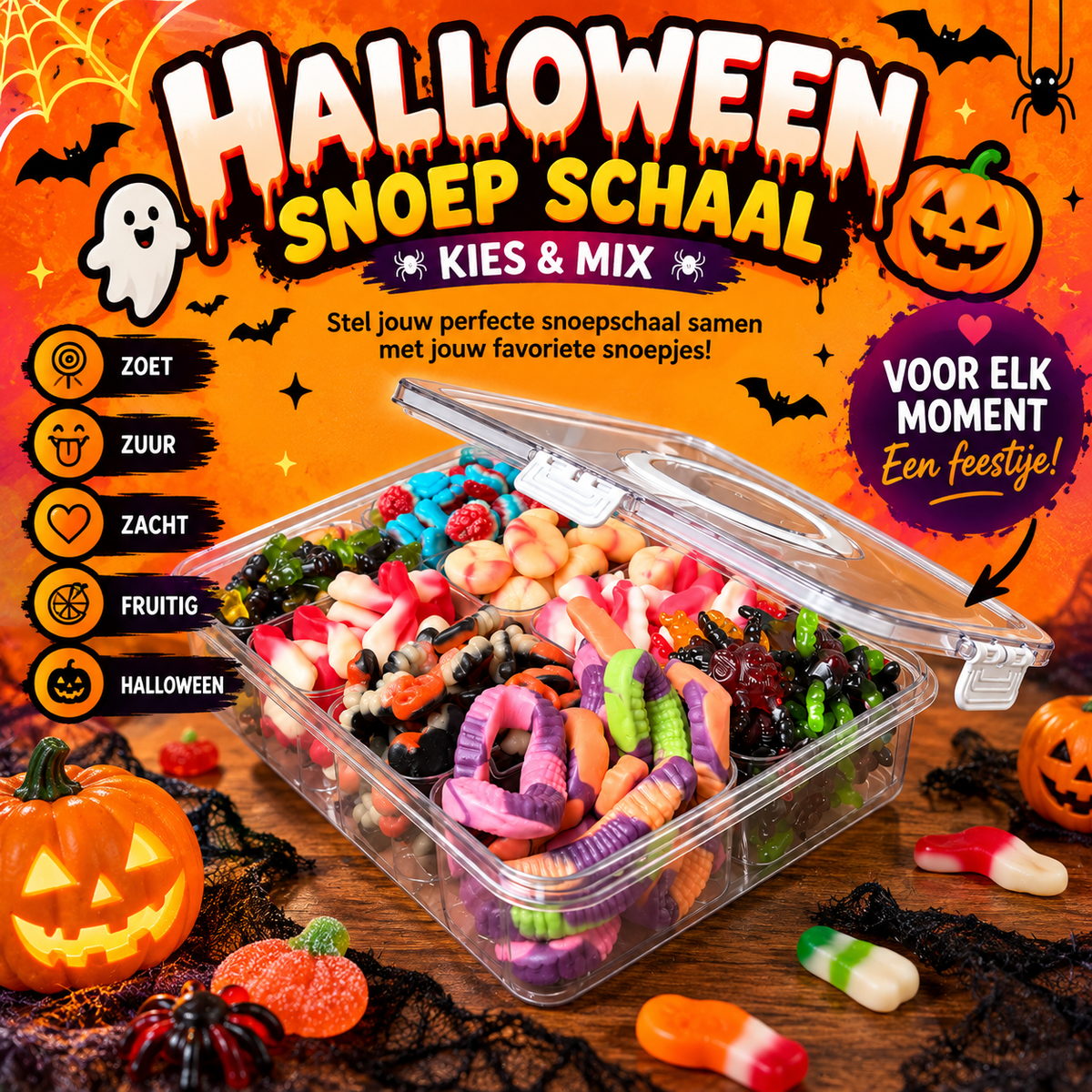 Halloween Snackschaal - Herbruikbaar