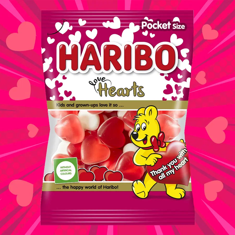 Haribo love hearts