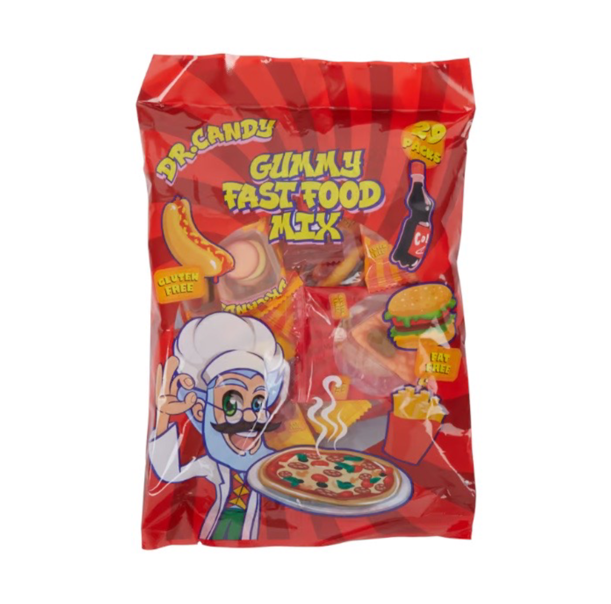 uitdeel  sintmaarten  gummy fast food mix
