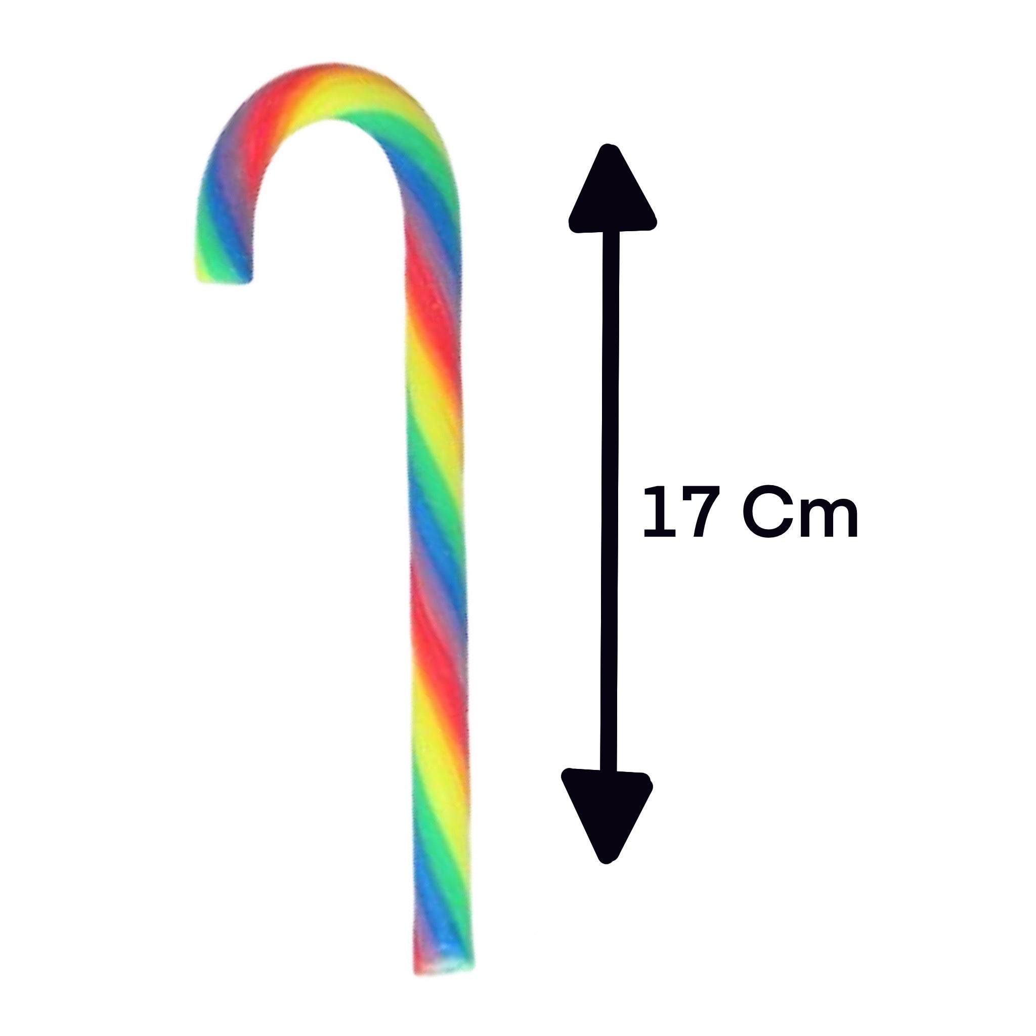 20 Regenboog Zuurstokken