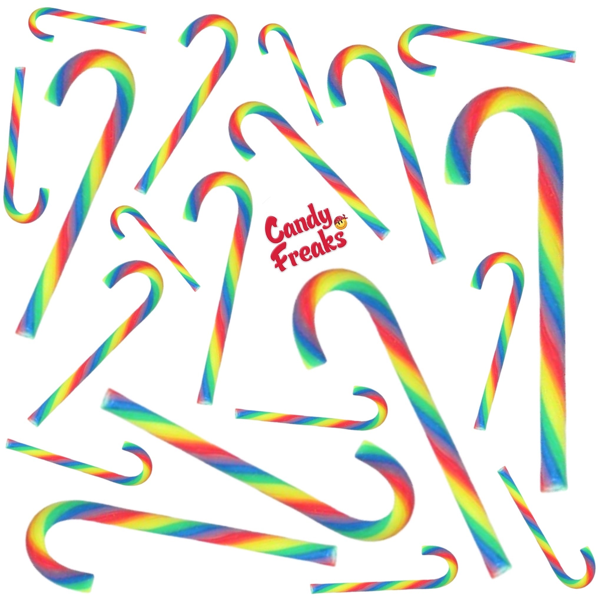 20 Regenboog Zuurstokken