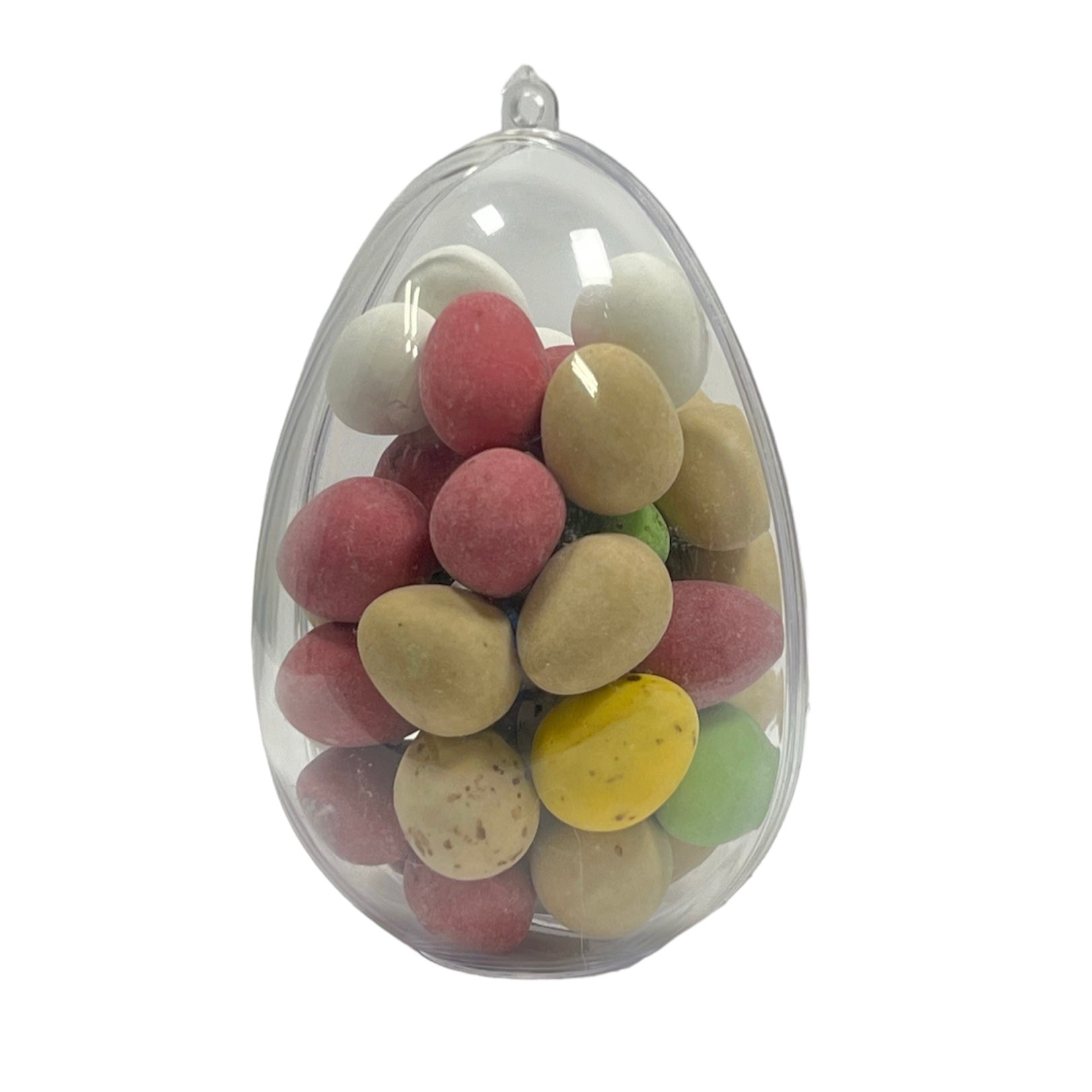 Paasei gevuld met chocolade eitjes