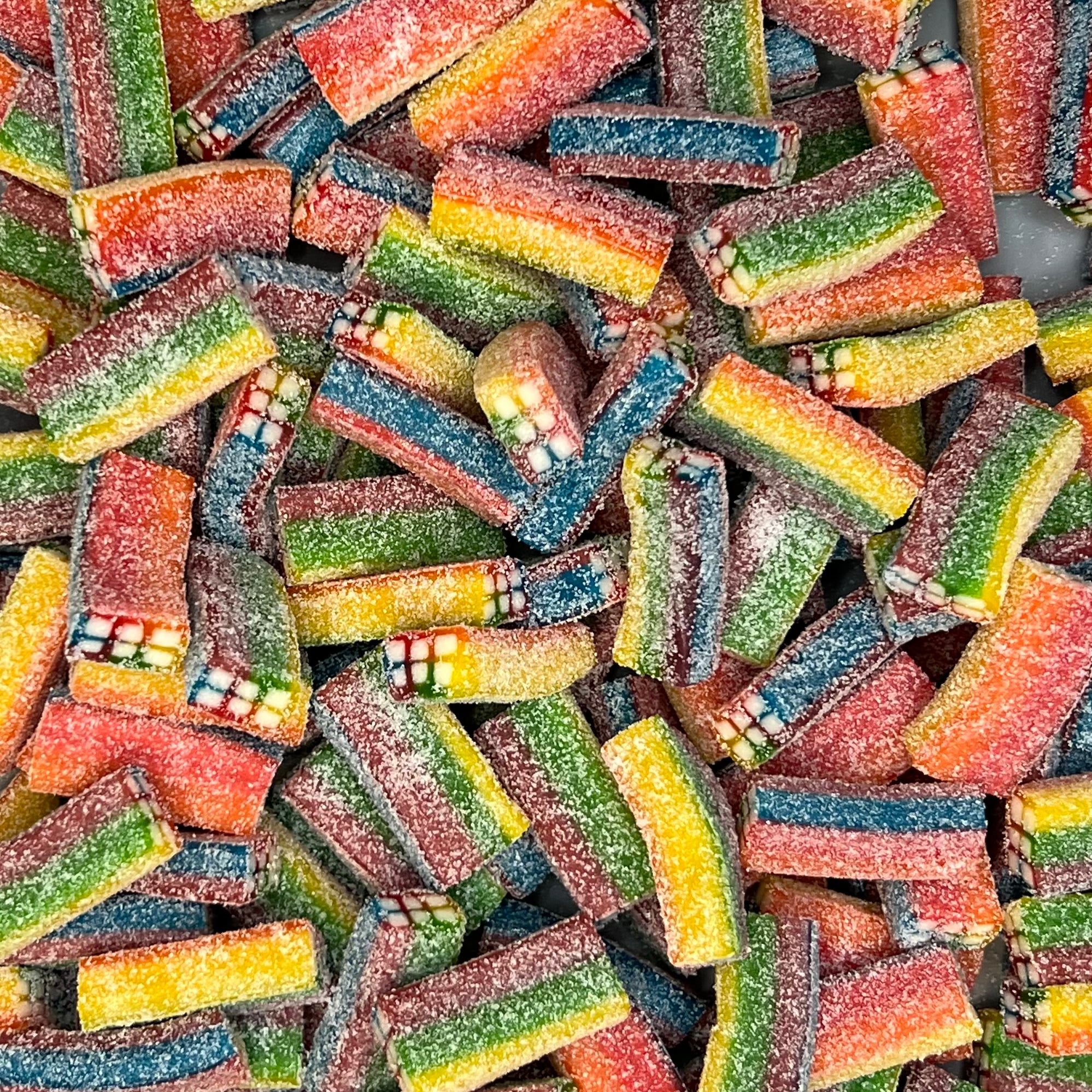 Zure regenboog blokjes