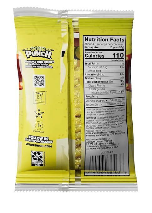 Sour Punch Bites Banana Roulette