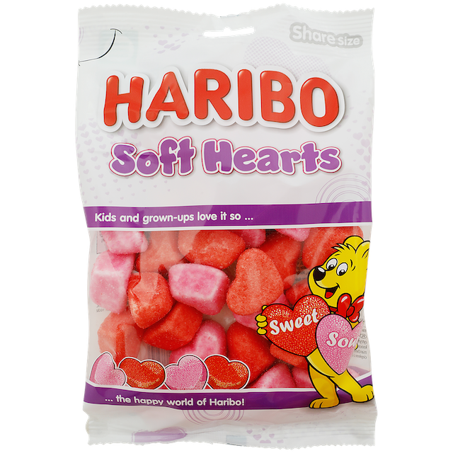 valentijn moederdag Moeder haribo soft hearts