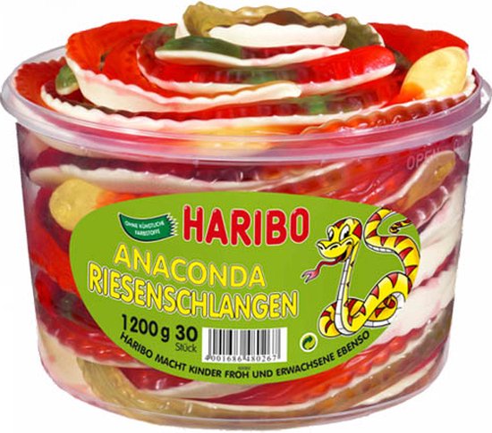 Haribo reuzen slangen