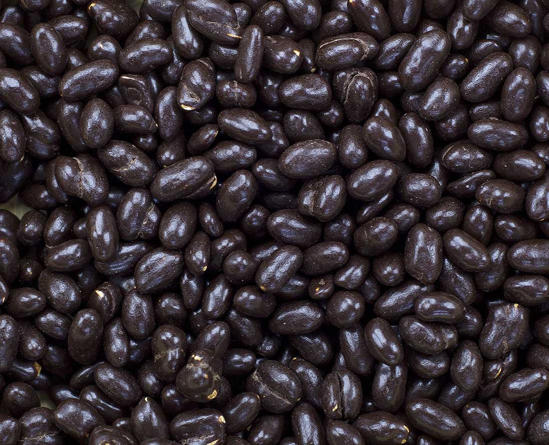 Biologische pinda's met pure chocolade