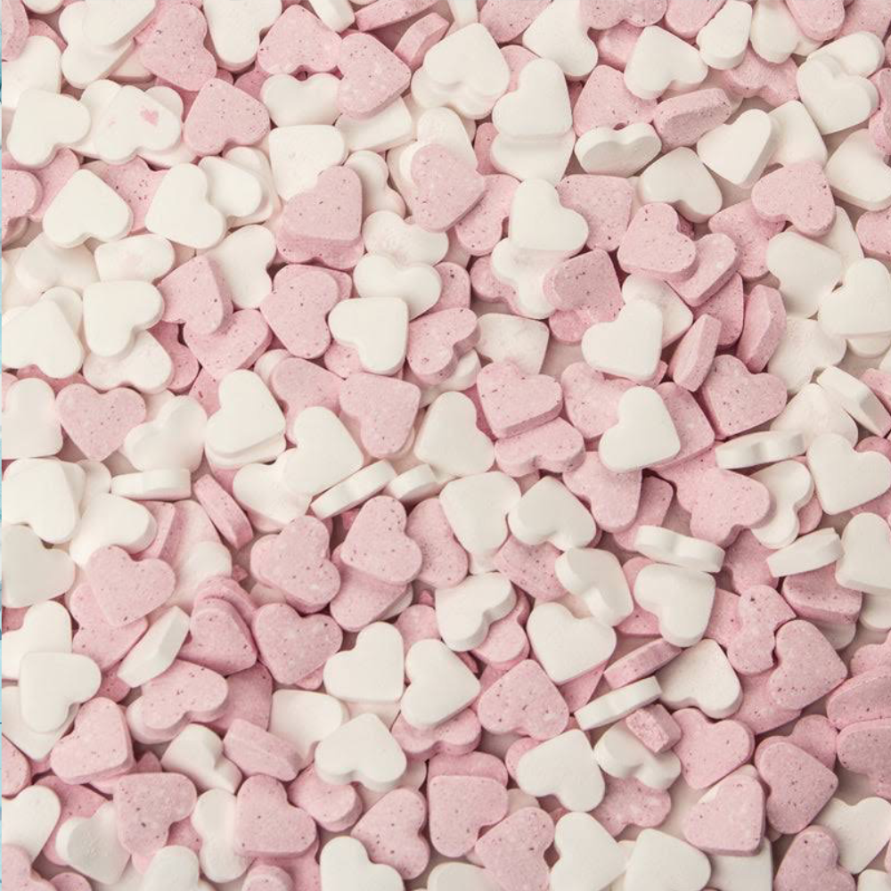 dextrose hartjes roze Geboorte Bf Baby