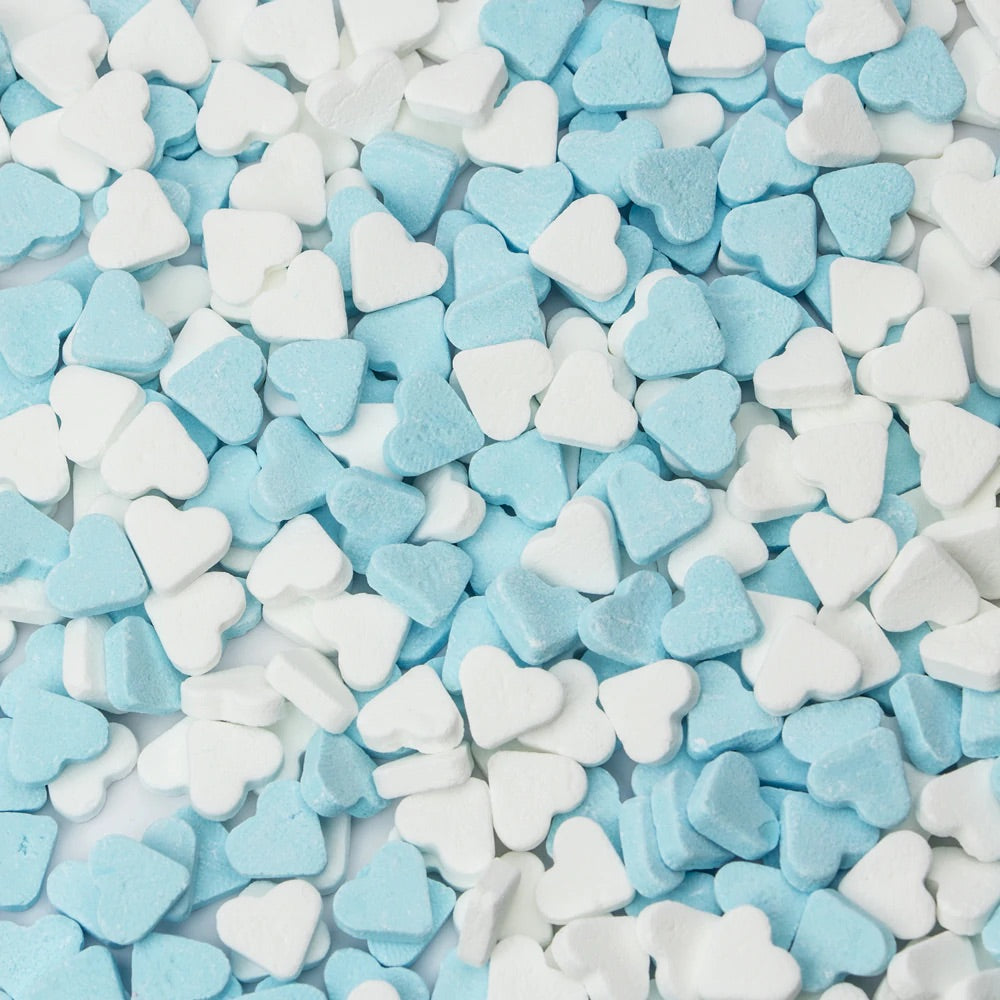 Dextrose hartjes blauw