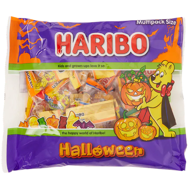 Haribo Halloween uitdeelzakjes