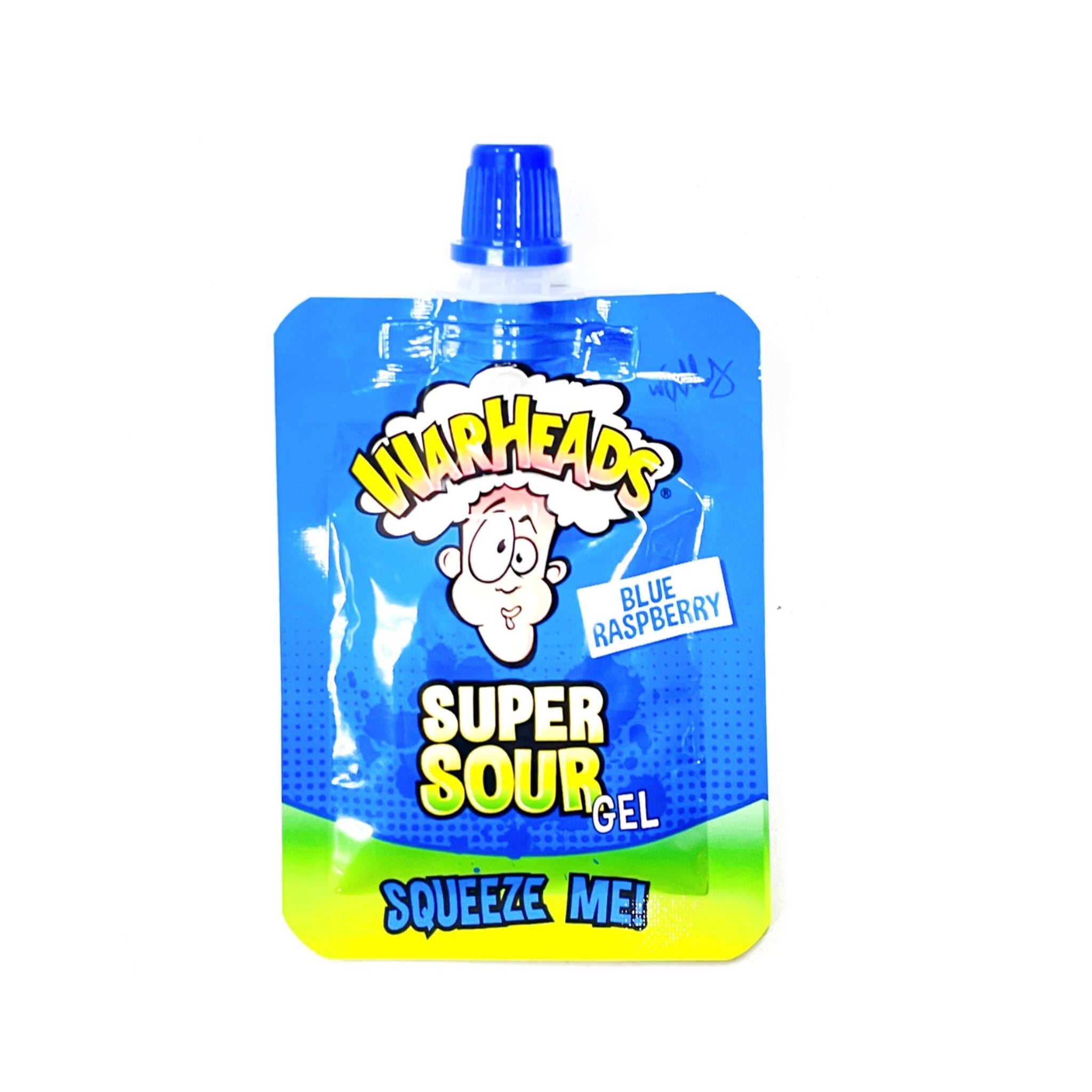 Warheads Super sour gel bleu raspberry