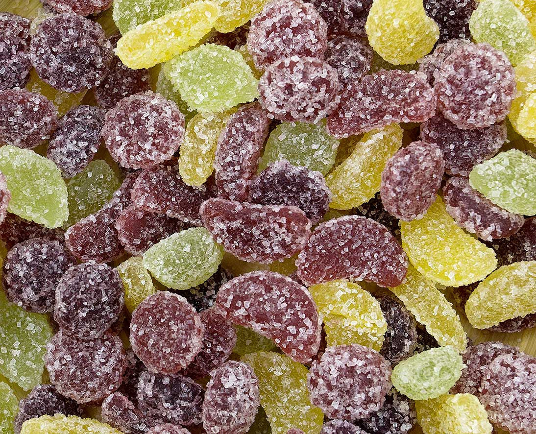 Lichtzure agar fruitmix