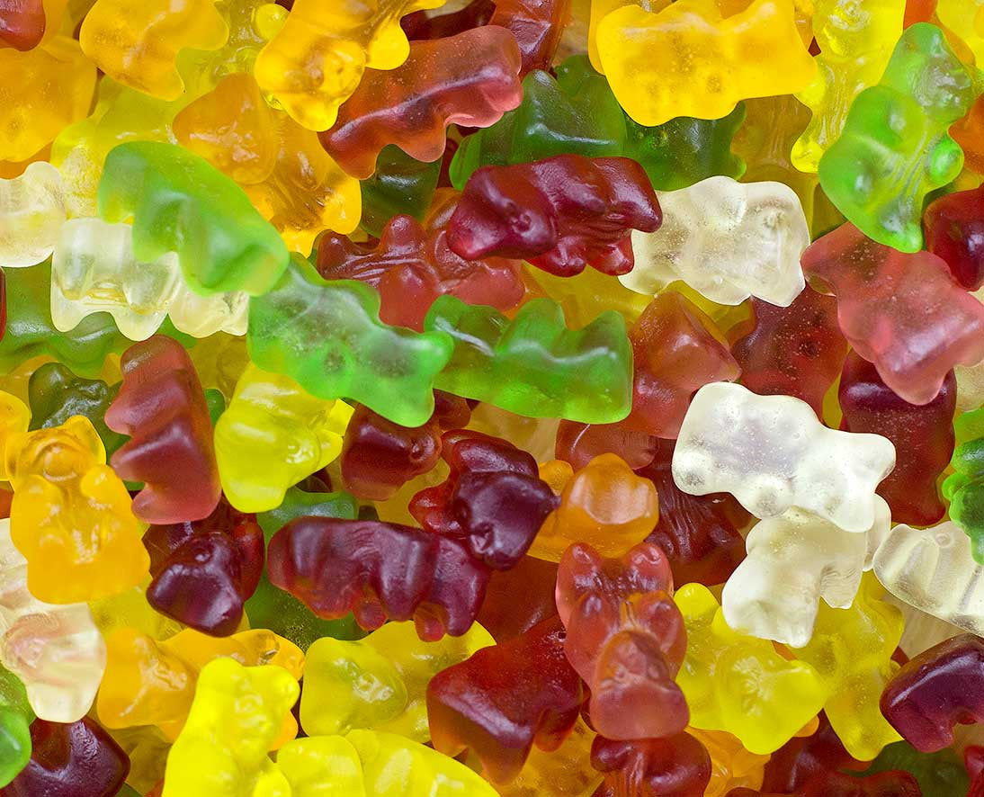 Suikervrije gummy beren met Stevia