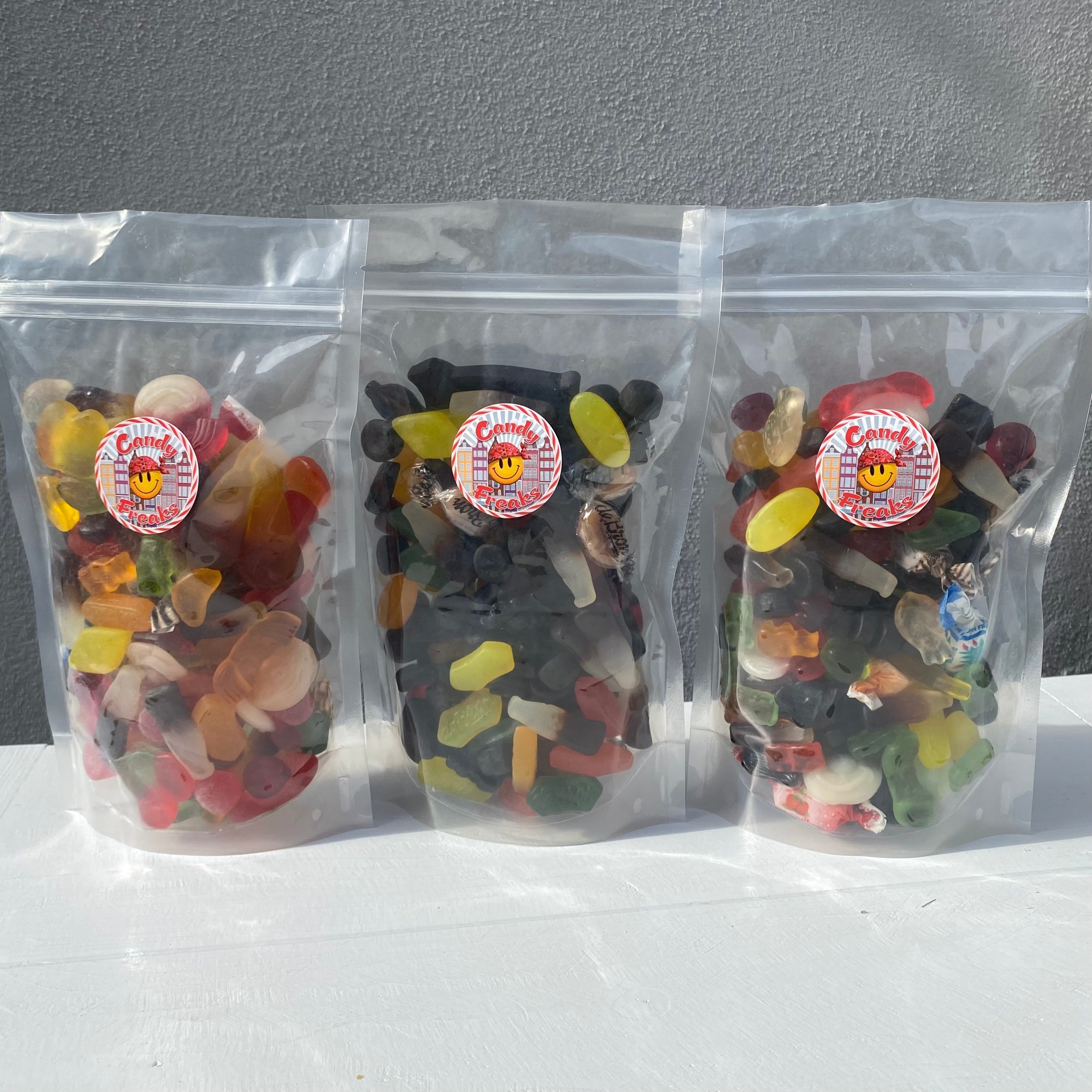 Suikervrije en gelatine vrije snoep mix