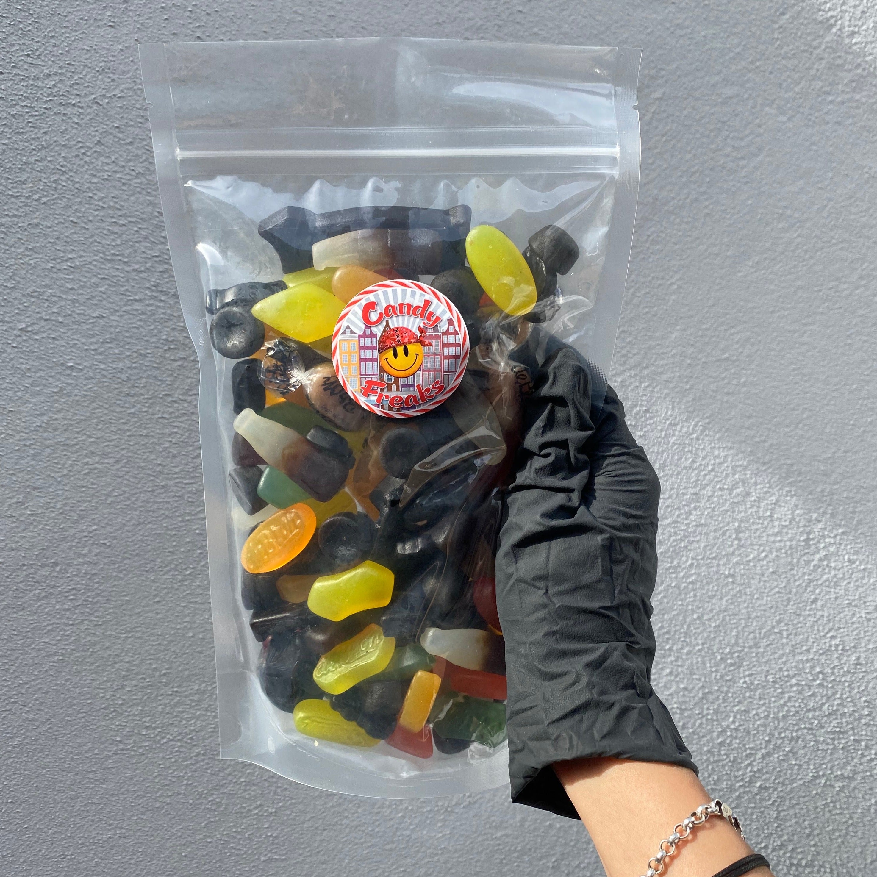 Suikervrije en gelatine vrije snoep mix