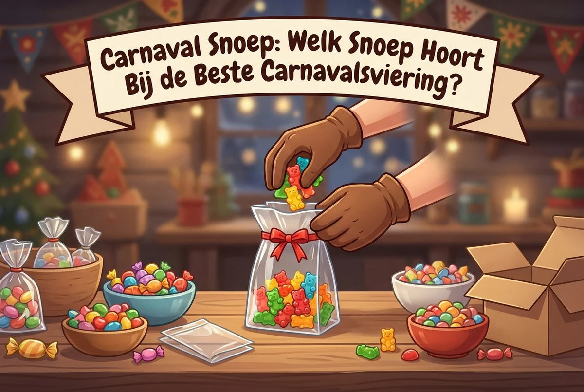 Professional header image for list-based article: Carnaval Snoep: Welk Snoep Hoort Bij de Beste Carnavalsvi...