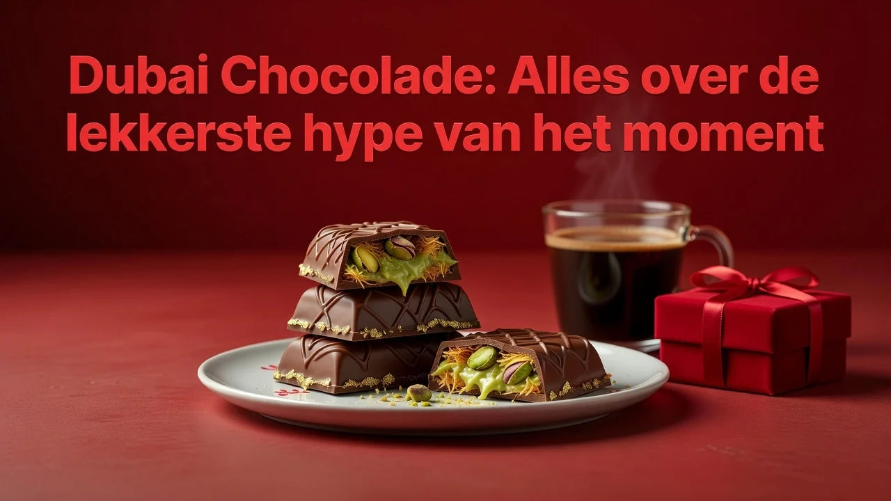 Professional header image for list-based article: Dubai Chocolade: Alles over de lekkerste hype van het moment