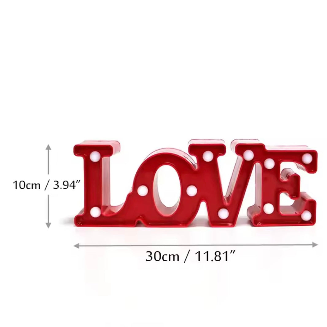 Love Led Lamp