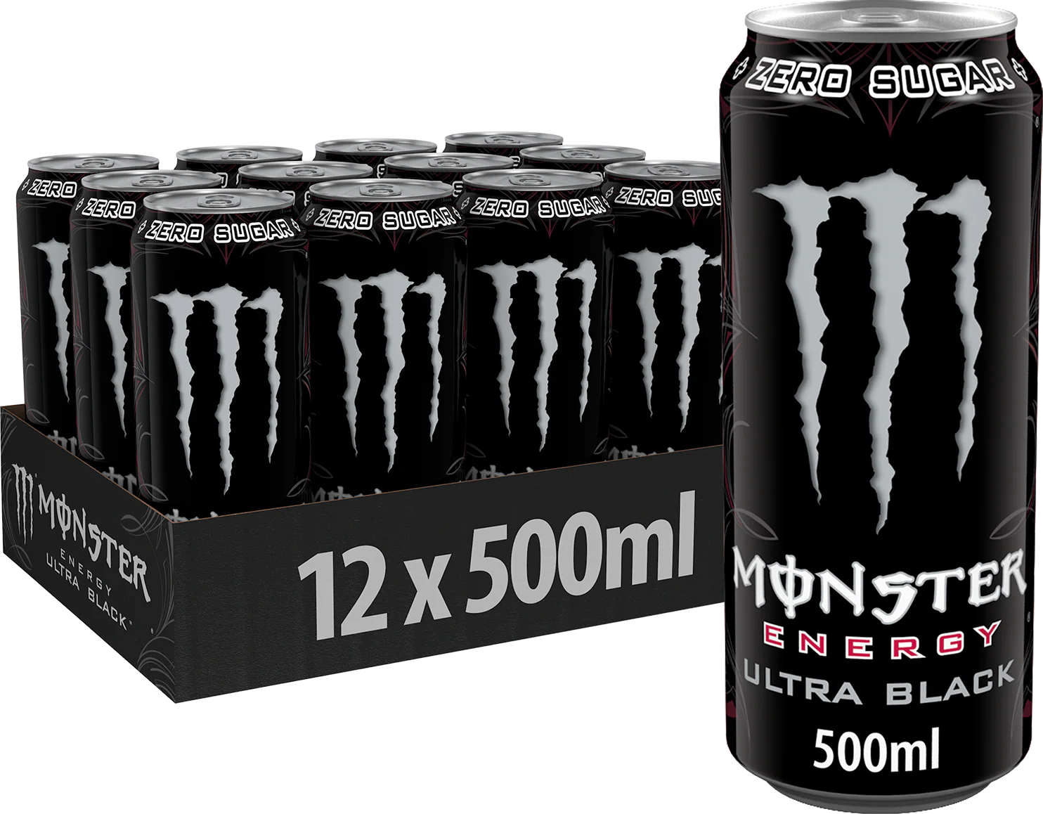 Monster Energy Ultra Black 12x500ml - Incl Statiegeld