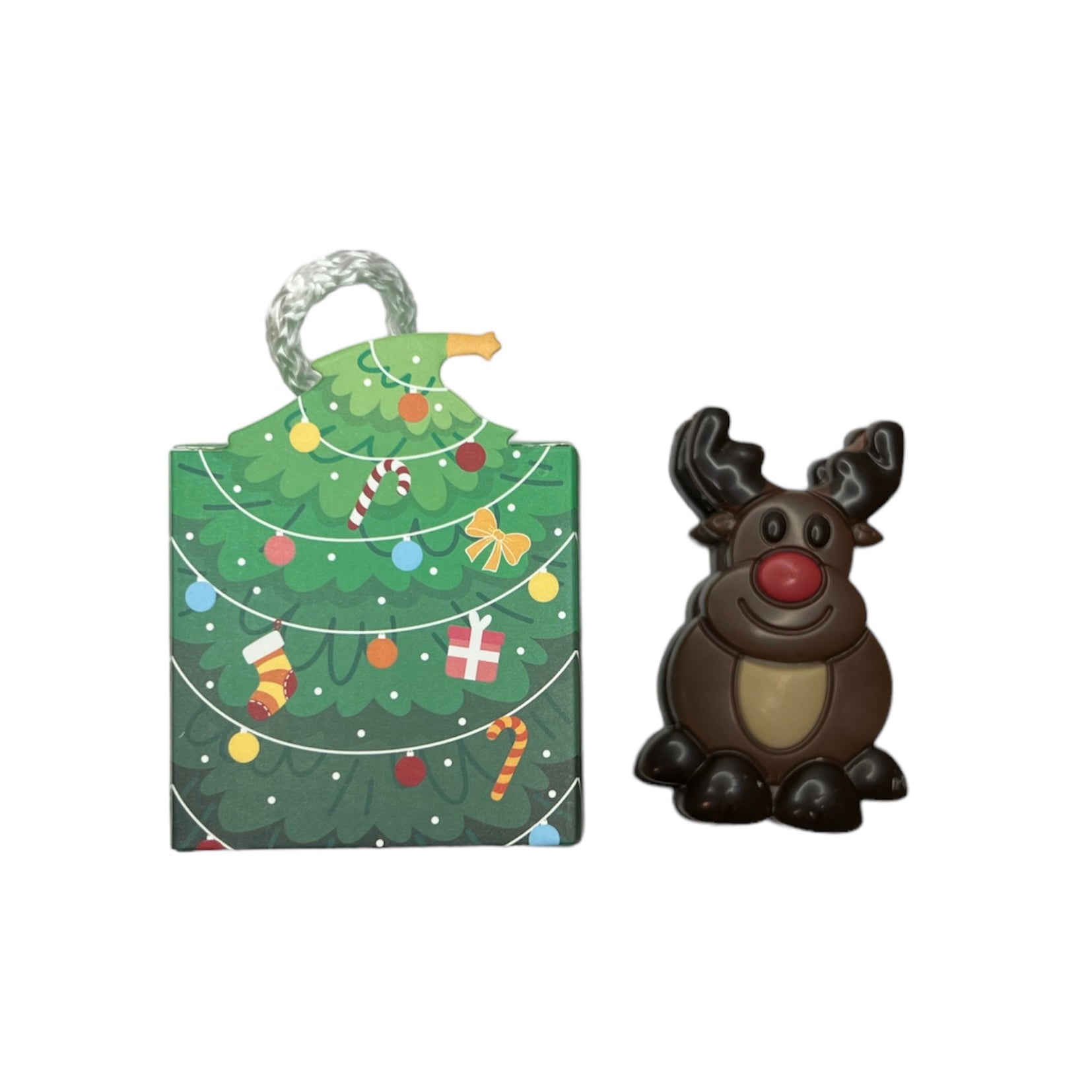 Kerstboom hanger met chocolaatjes