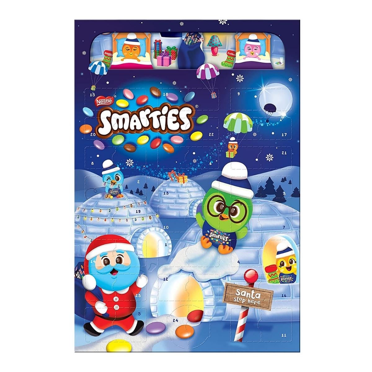 Chocolade Smarties Adventkalende