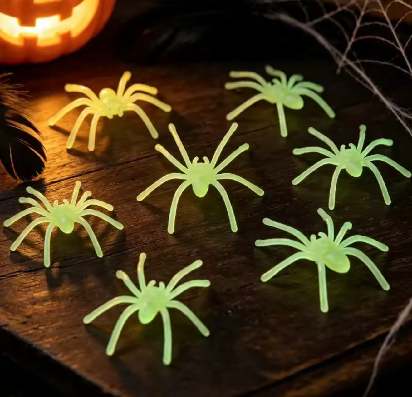 Glow In The Dark Spinnen