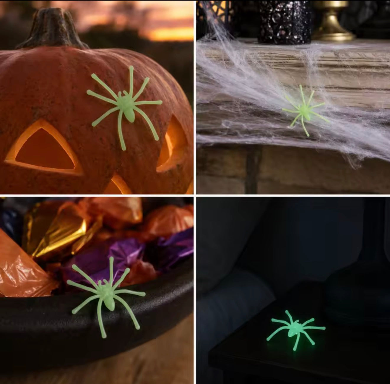 Glow In The Dark Spinnen