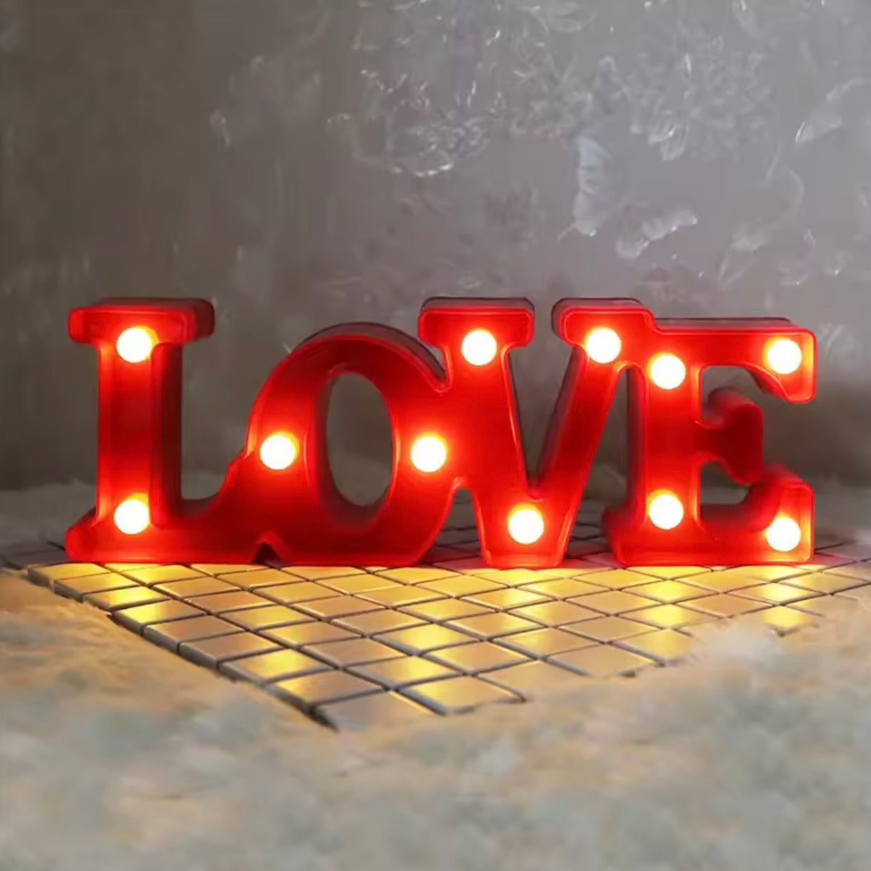 Love Led Lamp