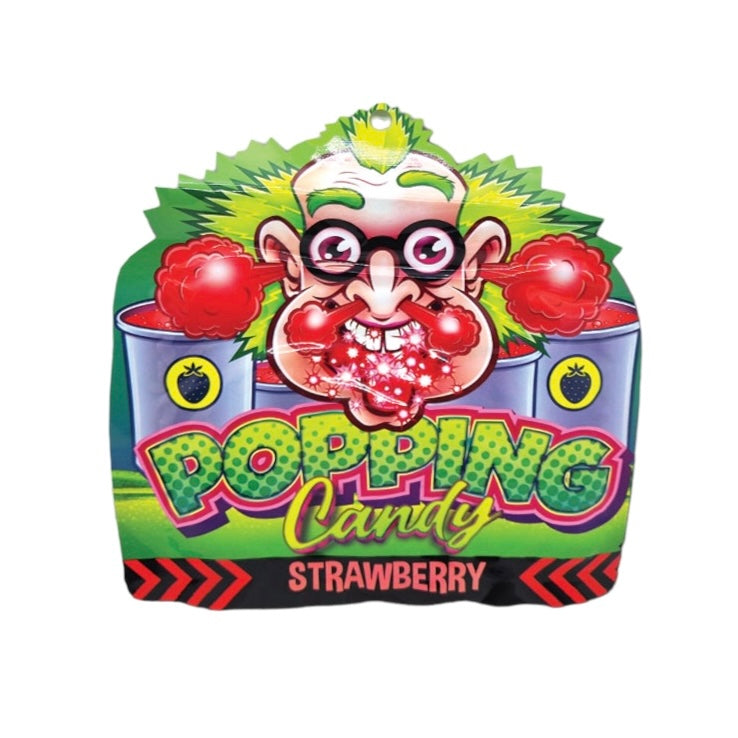 Dr. Sour popping candy - Strawberry