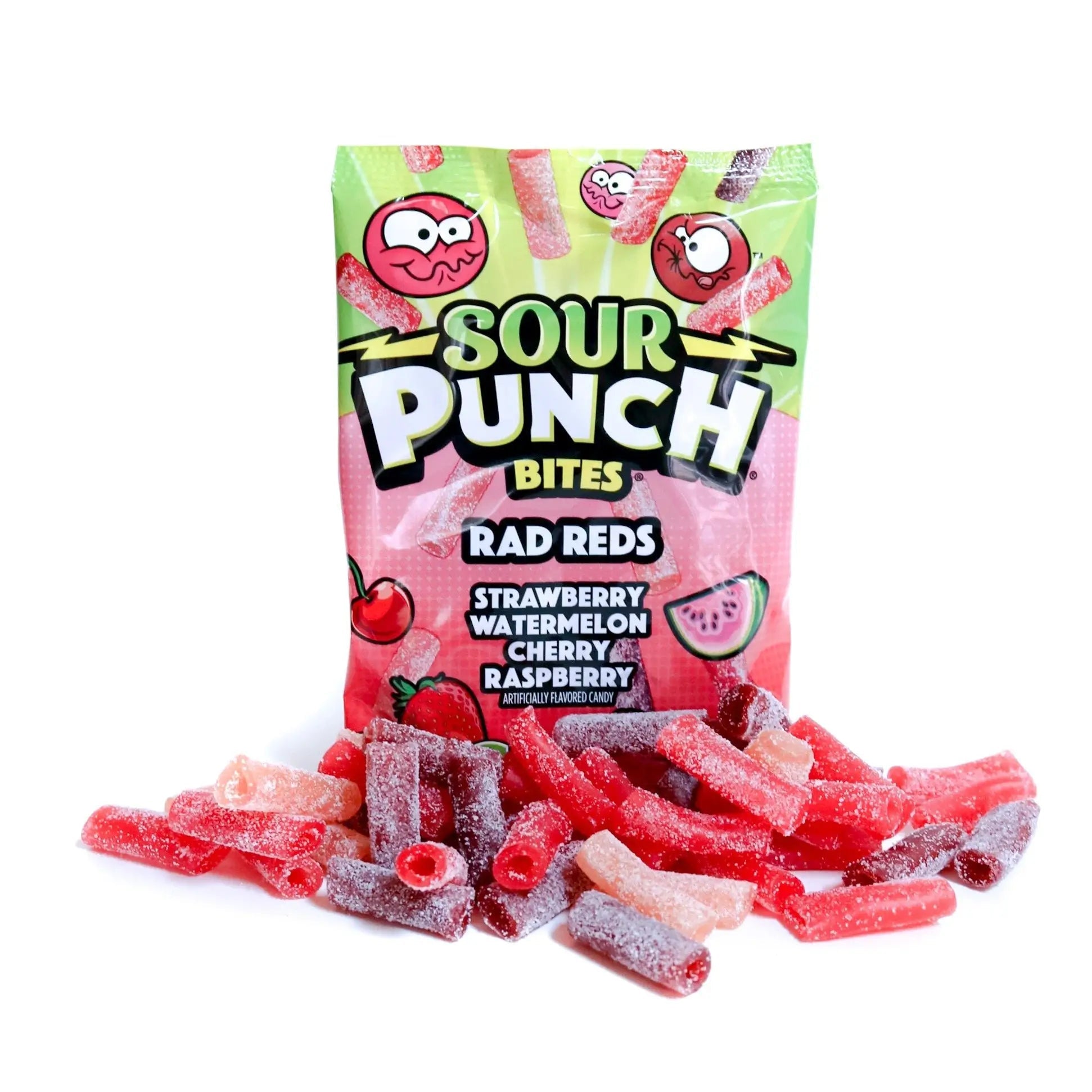 Sour Punch Bites Rad Reds
