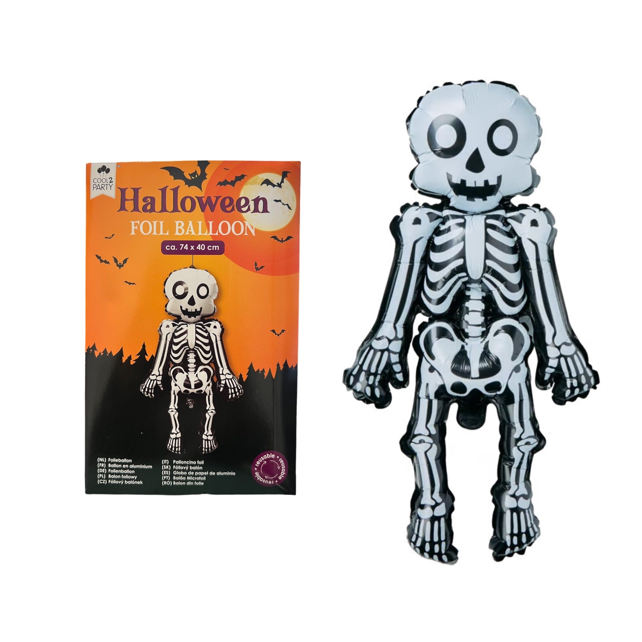 skalet halloween ballon