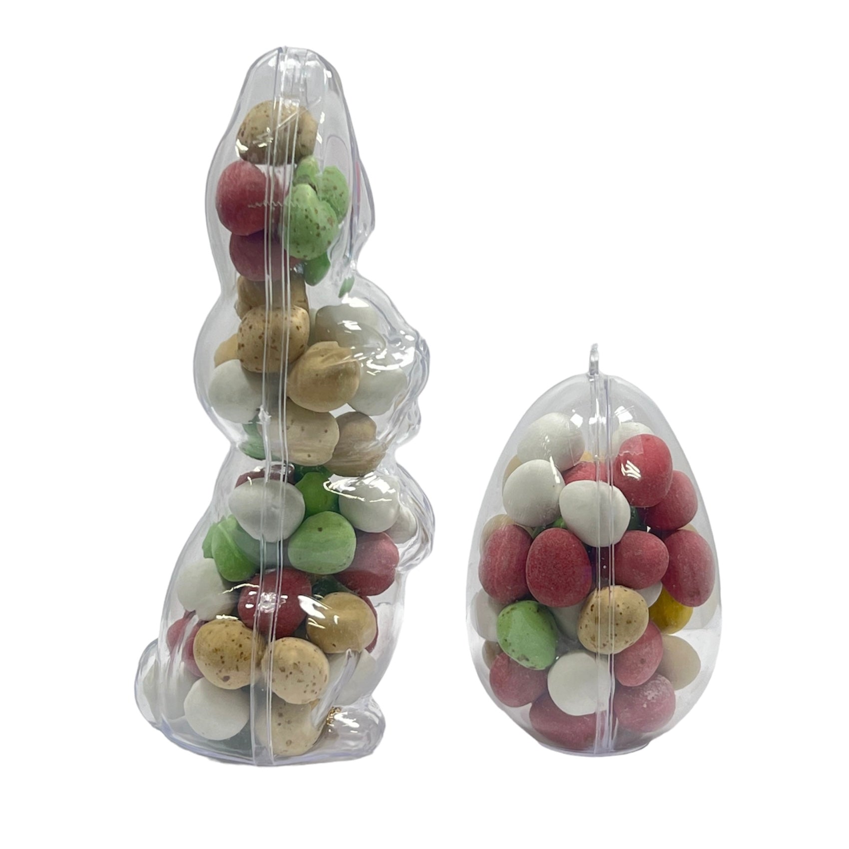 Paashaas gevuld met chocolade eitjes