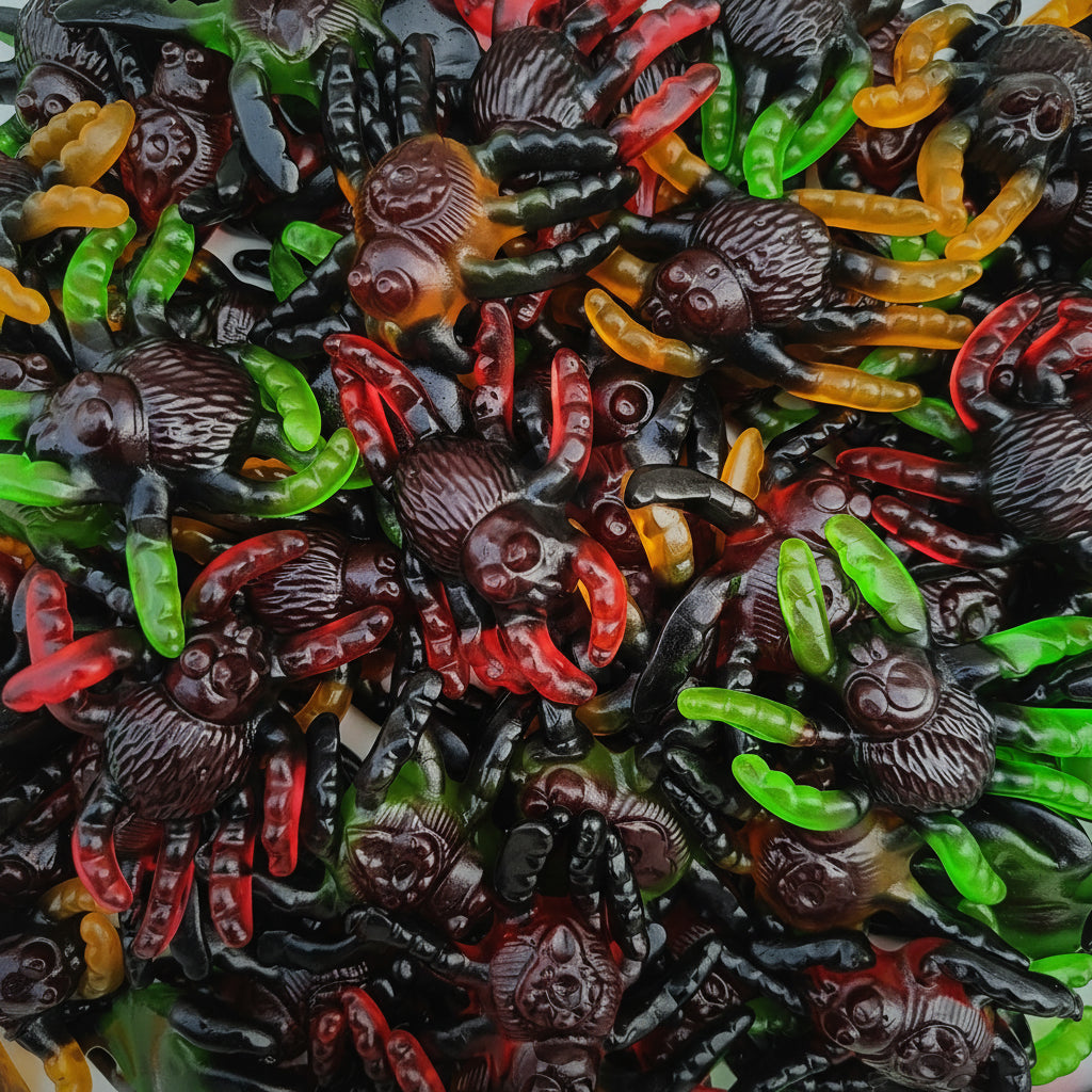 Spinnen van Trolli
