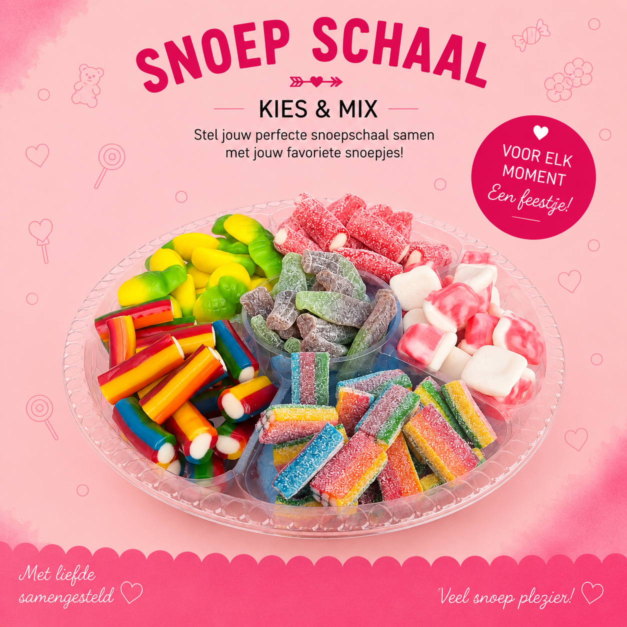 Halal Ronde Snoepschaal