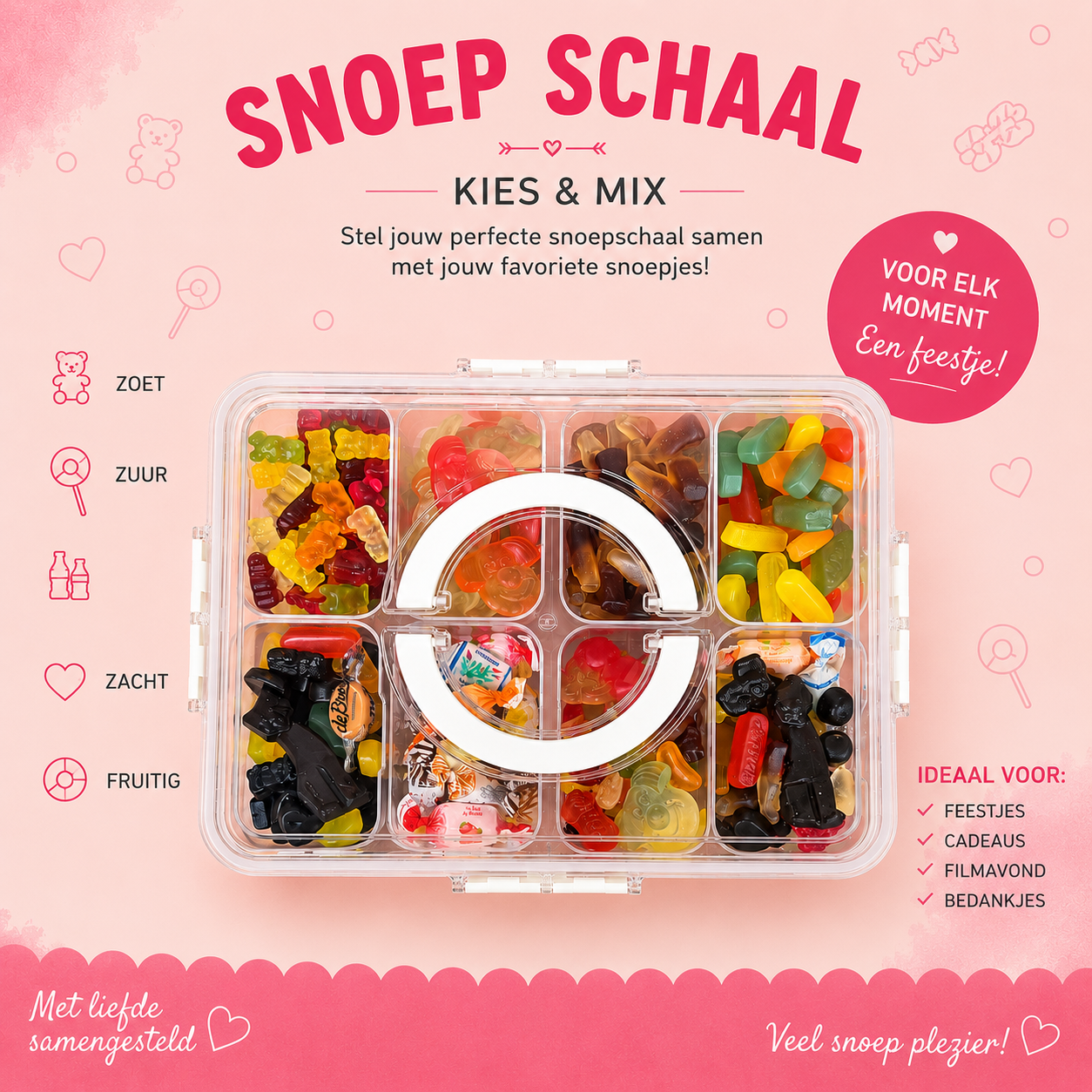 Suikervrije Snackschaal