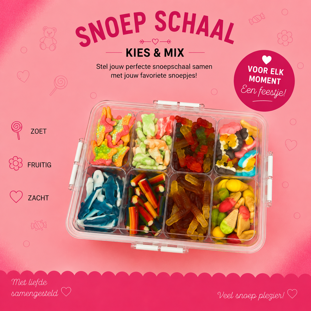 Zoete Snackschaal