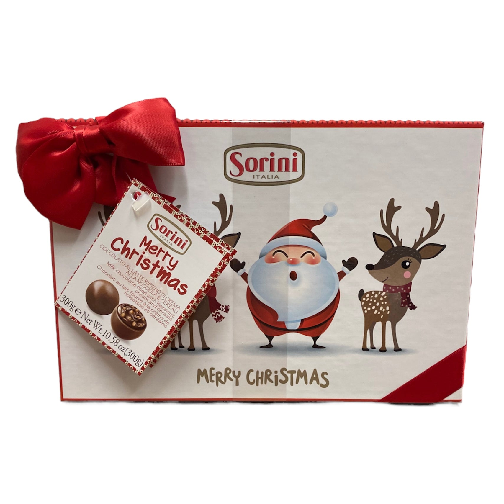 Sorini luxe kerst doosje gevuld met Italiaanse chocolade