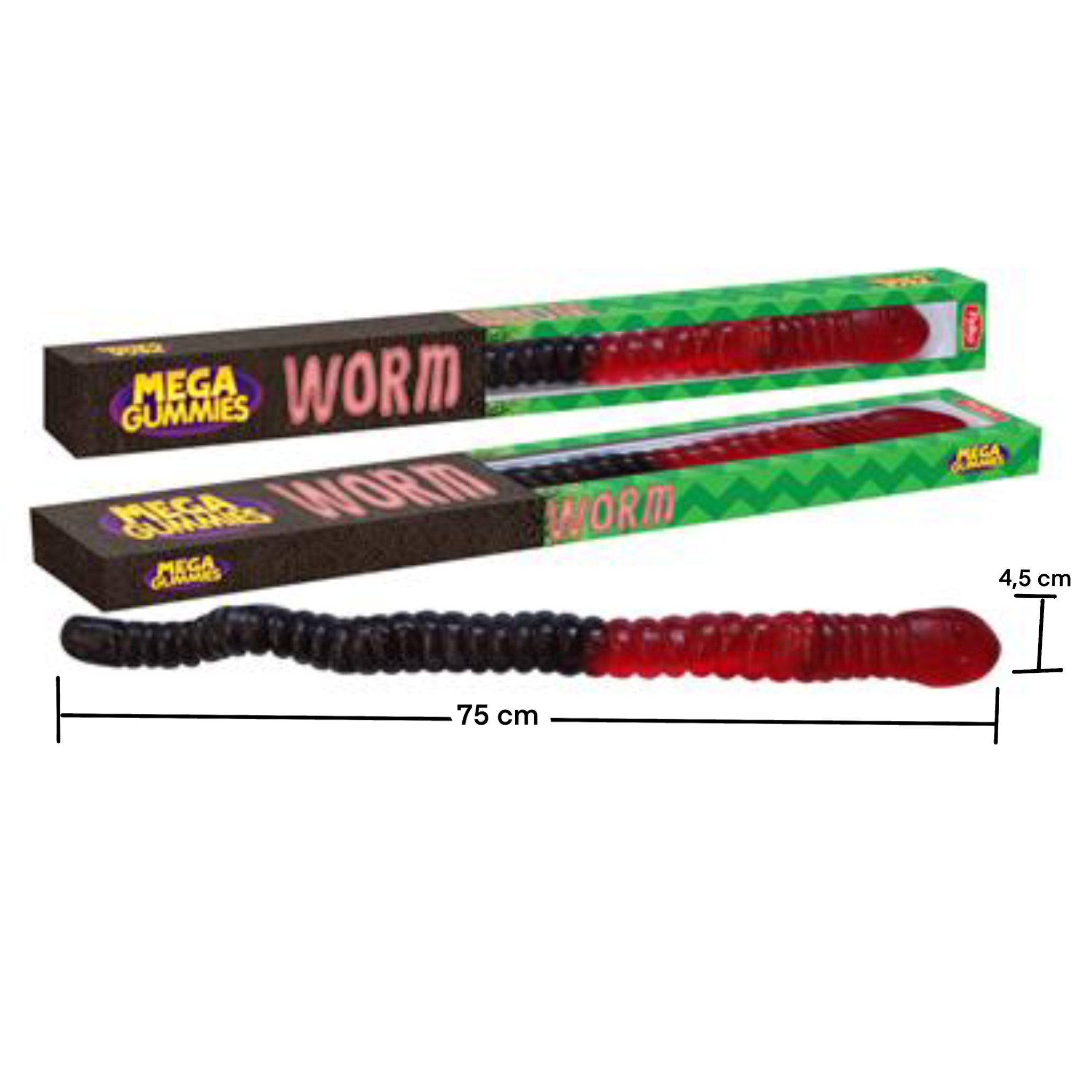 Mega gummies snoep worm
